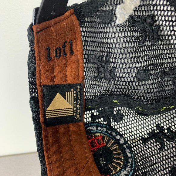 Dvniel Luu San Francisco Dreams Don't Sleep Black Corduroy Trucker Hat - Picture 12 of 16